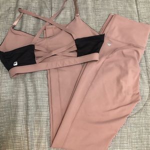 Blush Pink Activewear set- Fabletics